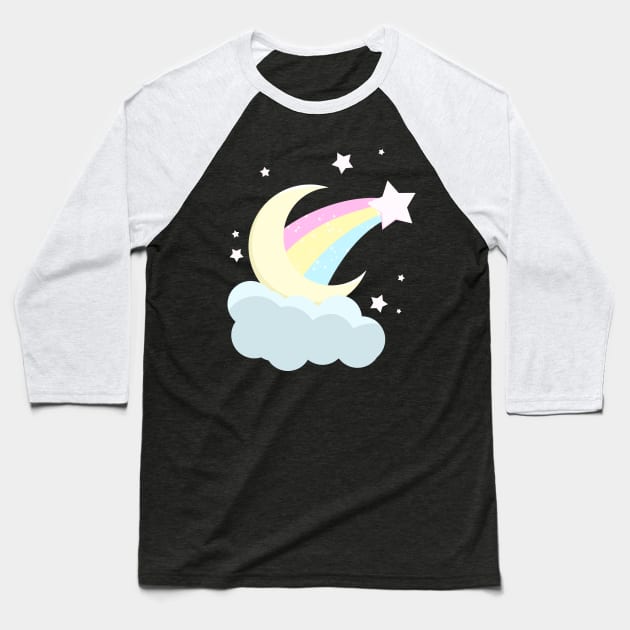 Dreamy Baseball T-Shirt by Cyleki